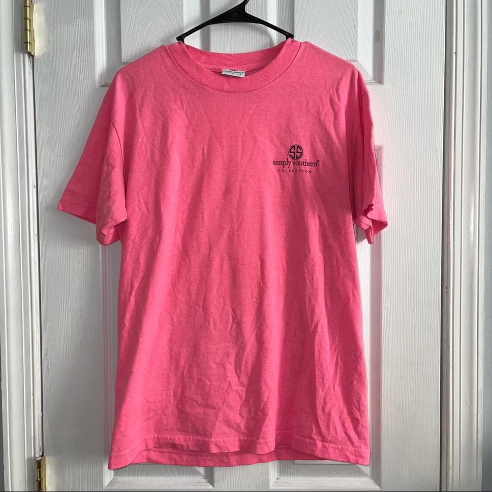 Simply southern hot pink T shirt